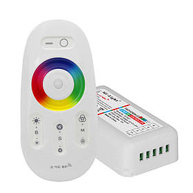 Контроллер RGB + W PROLUM (RF; 5K; сенсорний; 24A; Білий)