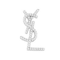 Срібна брошка ortex з фіанітами (2102328)