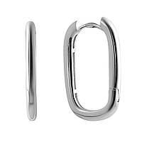 Срібні сережки ortex без каменів (2051213)