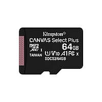 Карта памяти Micro SD Kingston 64 Gb Class 10 Canvas Select+