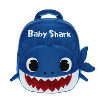 Детский рюкзак плюшевый Baby Shark Бэби Шарк тато Акула 2-5 лет
