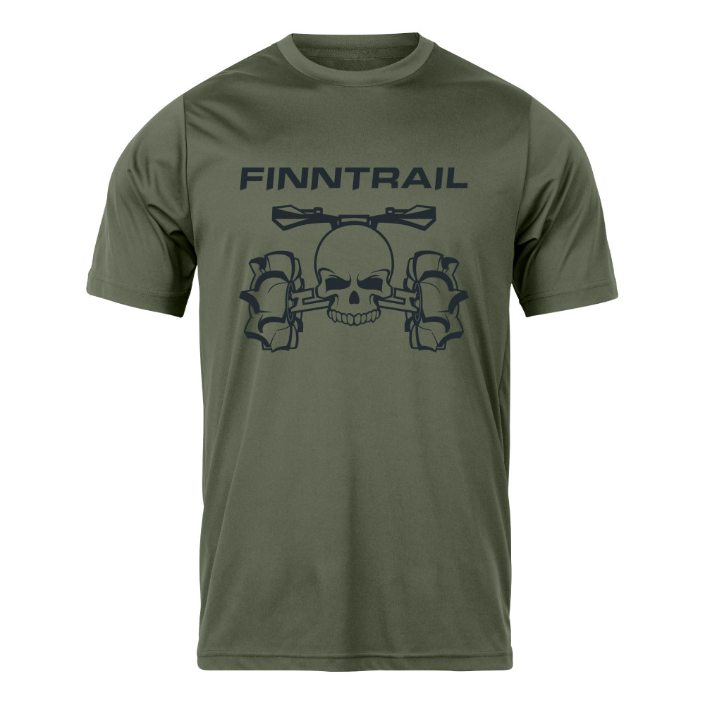 ФУТБОЛКА FINNTRAIL ATV SKULL КОЛІР KHAKI, фото 1