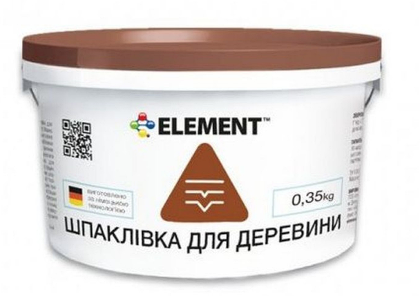 Шпаклівка акрилова для дерева ELEMENT (Біла) 0.7, фото 1