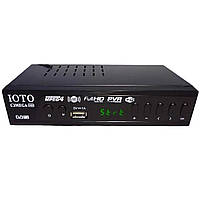 Цифровая приставка для телевизора IOTO 2558 DVB-T2 WiFi IPTV HDMI USB (3_04422)