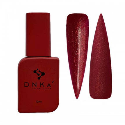 База камуфлююча DNKa Cover Base 0005 Daring червоний із золотим та червоним шиммером 12 мл, фото 1