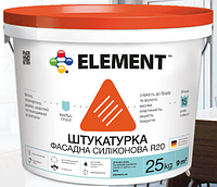 Штукатурка фасадная силиконовая ELEMENT R20  (Украина) 25 кг