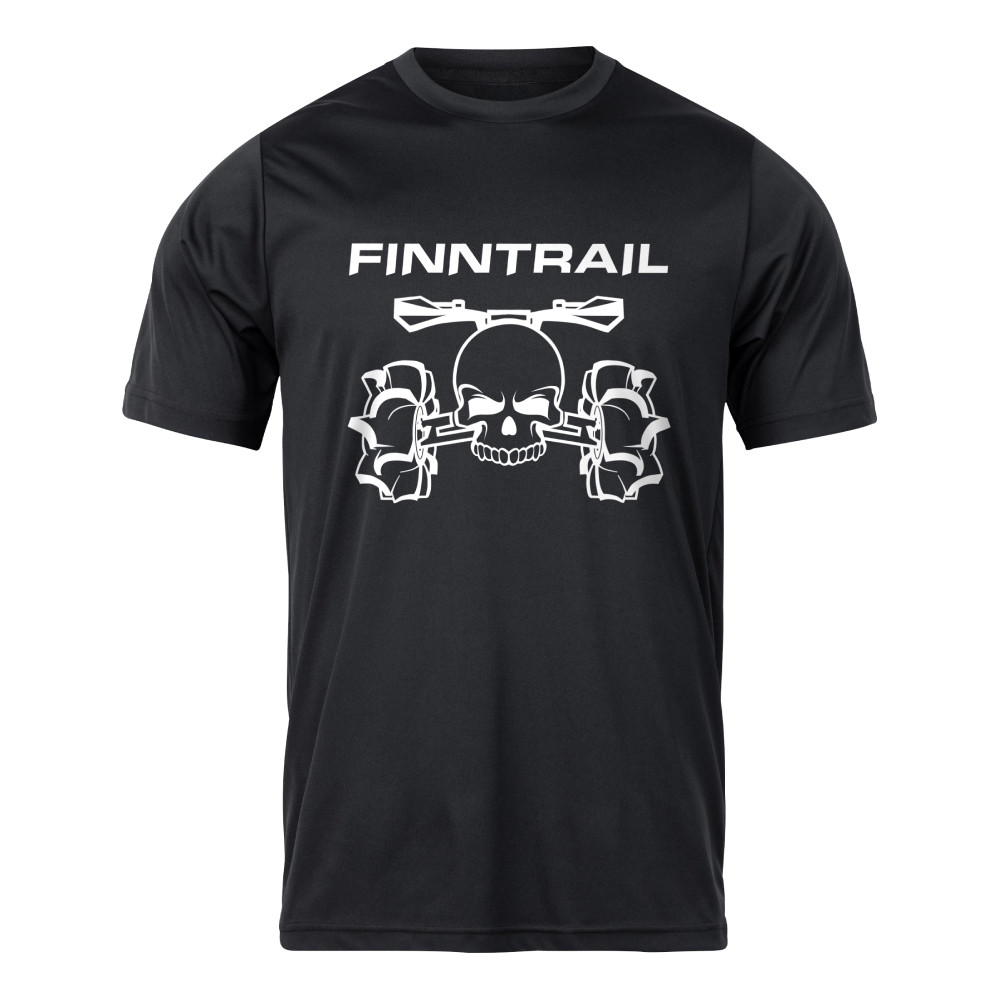 ФУТБОЛКА FINNTRAIL ATV SKULL КОЛІР BLACK, фото 1