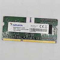 Оперативная память для ноутбука Adata SODIMM DDR3L 4Gb 1600MHz 12800S 1Rx8 CL11 1.35V (ADDS1600W4G11-BSSZ) Б/У