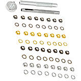 Набір люверсів із пробійником для брезенту 5 мм 403 од. Vorfal V09063, фото 2