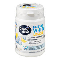 Жевательная резинка Dontodent Fresh White с ксилитом (лимон), 50 шт