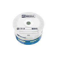 Диск CD MyMedia CD-R 700Mb 52x MATT SILVER Wrap 50 (69201)