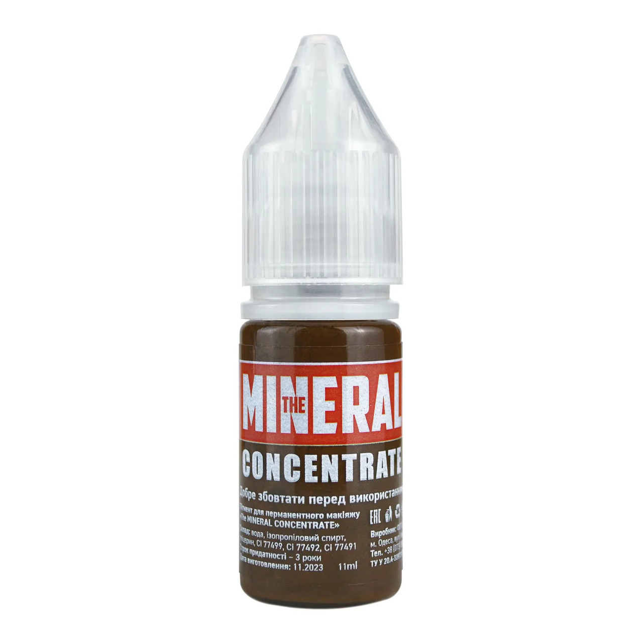 Пігмент для перманентного макіяжу The Mineral Concentrate №68 Brunette, 11 мл