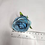 Головка троянди " Зефірка" синя 5 см, фото 4