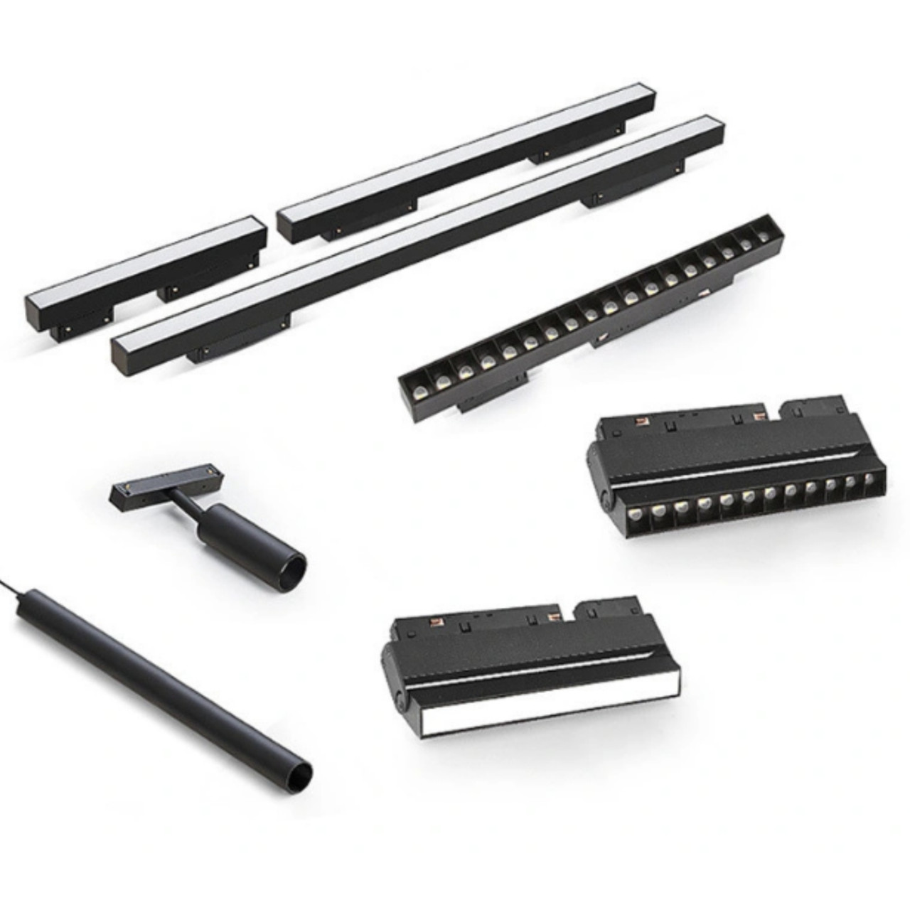 Магнітний трековий світильник, магнітні трекові системи освітлення, фото 1