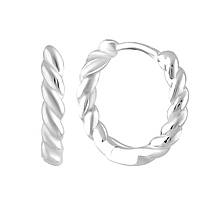 Срібні сережки ortex без каменів (2109426)