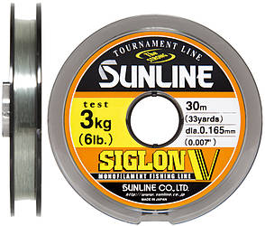 Волосінь Sunline Siglon V 30m #2.5/0.26mm 6.0kg (169643) 1658.08.30