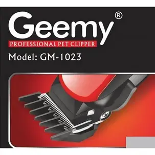 Машинка для стриження тварин Gemei GM 1023 тример для грумінгу собак і кішок, фото 2