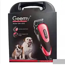 Машинка для стриження тварин Gemei GM 1023 тример для грумінгу собак і кішок, фото 3