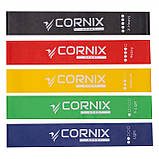 Гумки для фітнесу 1-20 кг Cornix Mini Power Band набір 5 шт еспандери фітнес-гумки W_1878, фото 2