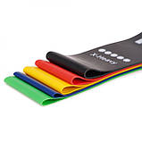 Гумки для фітнесу 1-20 кг Cornix Mini Power Band набір 5 шт еспандери фітнес-гумки W_1878, фото 3