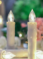 Декоративные свечи 20 шт светодиодных рождественских беспламенных свечей на батарейках