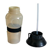 Портативная бутылка-поилка для собак в дорогу (Aqua Dog) Серая переносная поилка для собак, поїлка для с (SH)