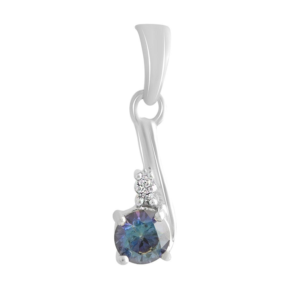 Срібна підвіска ortex з містик топазом 0.9ct (2141235)