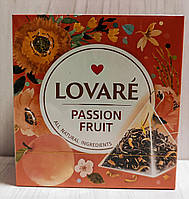 Цейлонский черный чай Passion Fruit Lovare Страстный фрукт 15 пирамидок по 2г