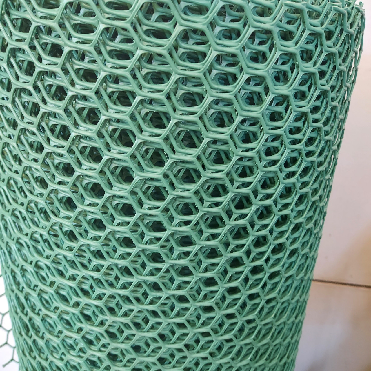 Сітка пластикова садова 1м х 30м, вічко 20мм*20мм, зелена, фото 1
