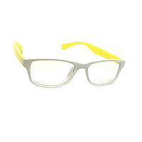 Компьютерні окуляри 6172 жовті зі скляною лнзою
