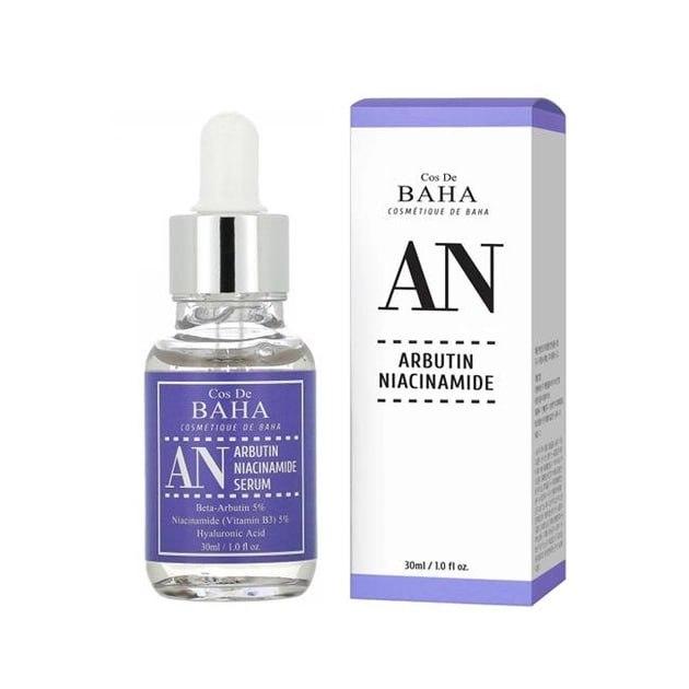 Сироватка для обличчя проти пігментації Cos De Baha Arbutin 5% + Niacinamide 5% Serum (AN), 30 мл