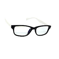 Компьютерні окуляри 6172 чорно-білі зі скляною лнзою