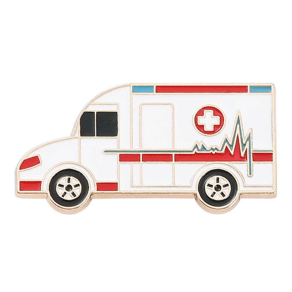 Брошка значок лікарні медична швидка допомога, піни лікарів, фото 1