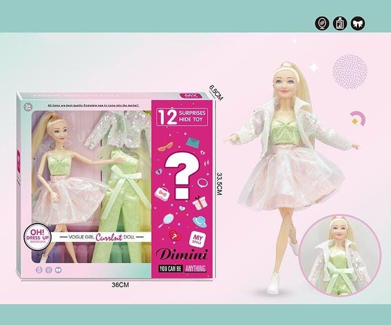 Лялька (шарнірне з'єднання суглобів, висота 30 см, додаткові аксесуари, в коробці) DMN 02 С, фото 1