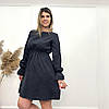 Вельветова сукня із завищеною талією "Wesley" оптом | Батал, фото 5
