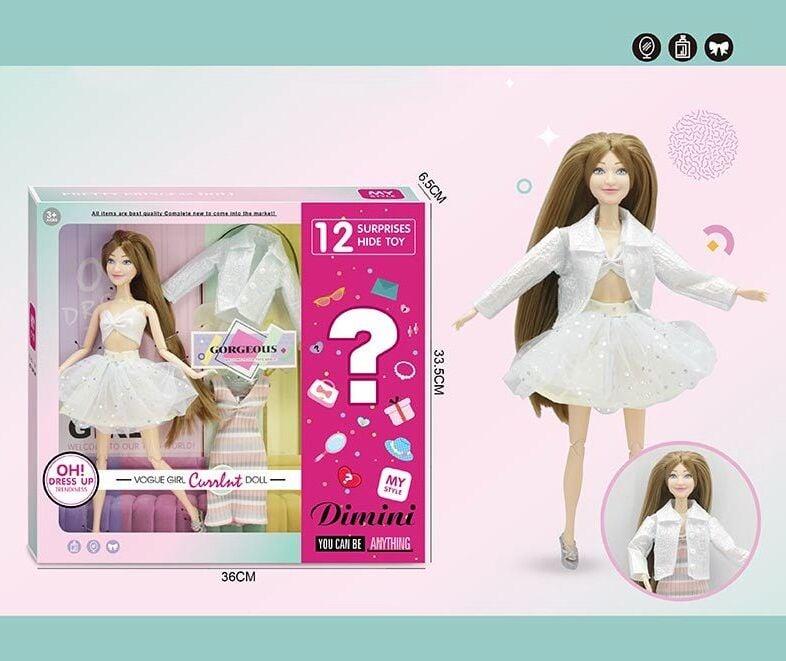 Лялька (шарнірне з'єднання суглобів, висота 30 см, додаткові аксесуари, в коробці) DMN 02 B, фото 1