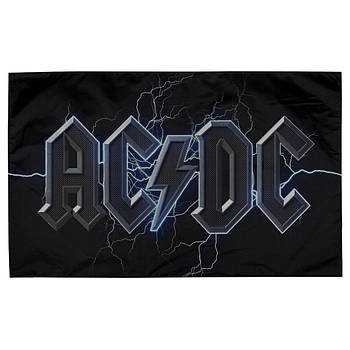 Прапор AC/DC "Thunderstruck" (logo), без отворів sfc-034