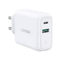 Зарядний пристрій UGREEN CD170 38W USB-C Wall Charger EU (White) (UGR-60468)