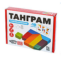 Деревянная головоломка "Танграм 8" Igroteco 900446, 8 элементов 0201 Топ !