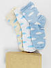 Шкарпетки в подарунковій коробці Rey, жіночі демісезонні, 3 пари, mix кольорів, фото 4