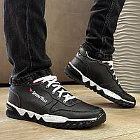 40, 42, 43 р. Кросівки чоловічі чорні демісезонні (Сгк-14чб)