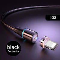 Магнитный кабель 2 метра Lightning (Apple iPhone) с быстрой зарядкой и передачей данных