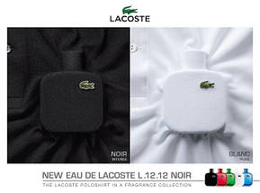 Lacoste Eau De L.12.12. Noir туалетна вода 100 ml. (Лакоста Еау Де Л.12. 12 Нор), фото 3