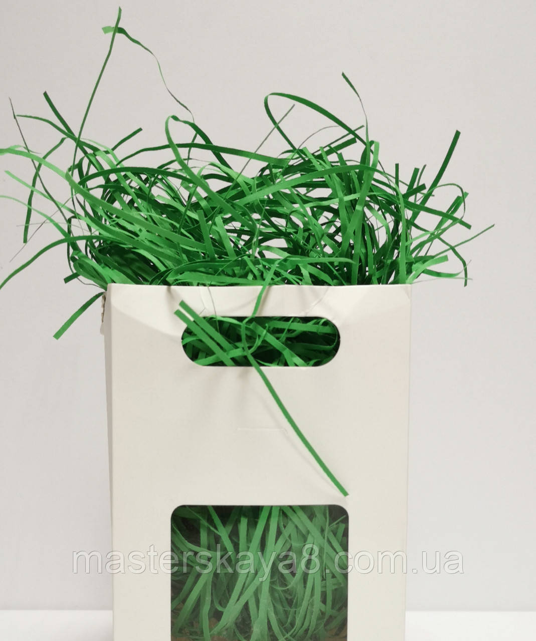 Паперовий наповнювач 25 г 2мм, колір Зелений, фото 1