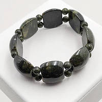 Браслет із Змеївіка 20 мм 16 см