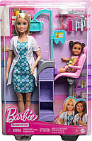 Лялька Барбі Стоматолог лікар Я хочу бути Barbie Careers Dentist Playset DHB64