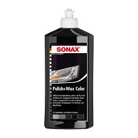 Автополироль Sonax с воском цветной черный (250мл) NanoPro (296141) - Топ Продаж!