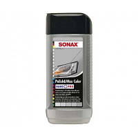 Автополироль Sonax с воском цветной серый (250мл) NanoPro (296341)