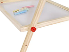 Мольберт дерев'яний двосторонній із магнітною дошкою з цифрами та рахівницею Kruzzel, фото 6