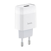 Сетевого зарядного пристрою HOCO C72A Glorious single port charger 10.5W White
